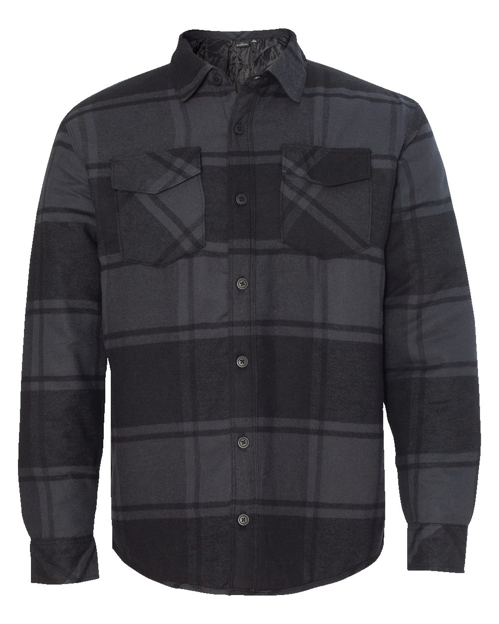 Core365 Men's Quilted Flannel Shirt Jacket - 8610 - B8610