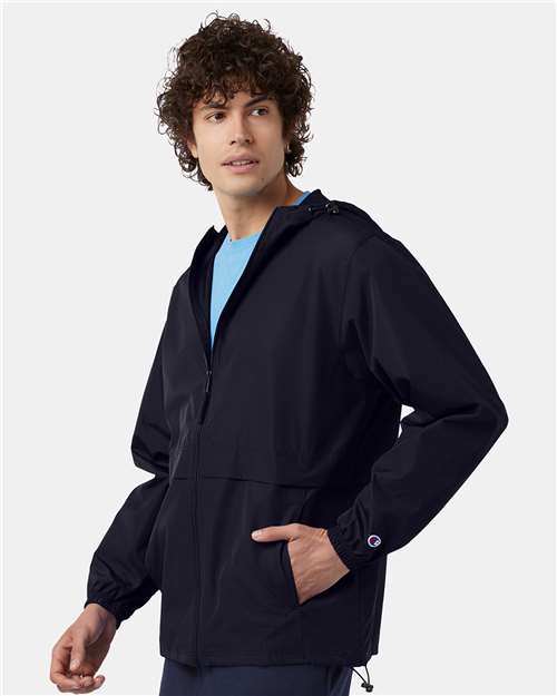 Champion Unisex Full-Zip Anorak Jacket - CO125 Navy