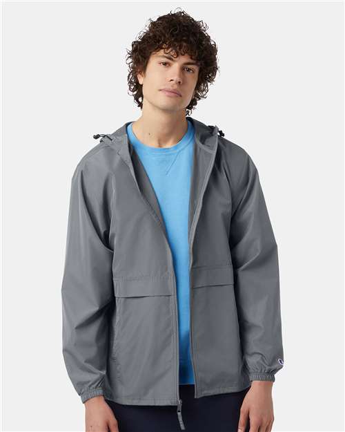 Champion Unisex Full-Zip Anorak Jacket - CO125 Graphite