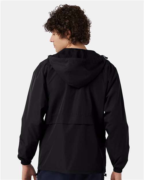 Champion Unisex Full-Zip Anorak Jacket - CO125 Black