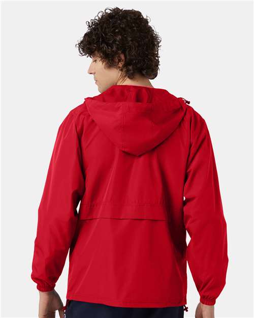 Champion Unisex Full-Zip Anorak Jacket - CO125 Scarlet