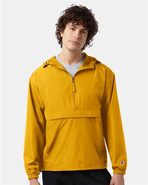 Champion Unisex Packable Anorak Jacket - CO200 Gold