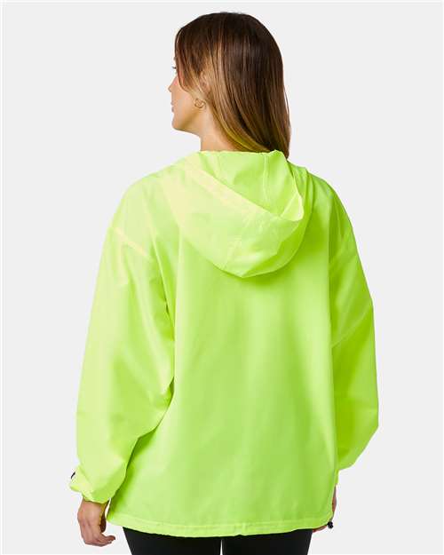 Champion Unisex Packable Anorak Jacket - CO200 Safety Green