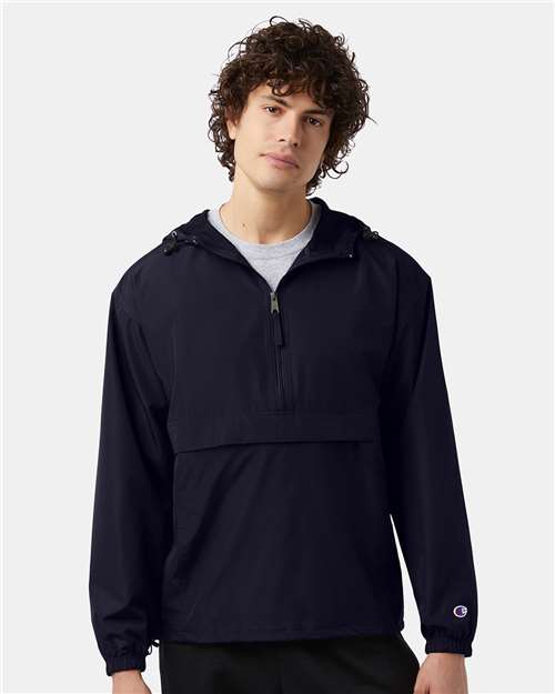 Champion Unisex Packable Anorak Jacket - CO200 Navy