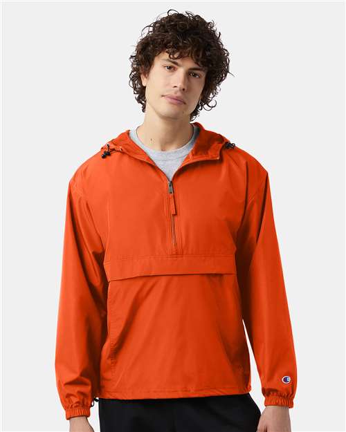 Champion Unisex Packable Anorak Jacket - CO200 Orange
