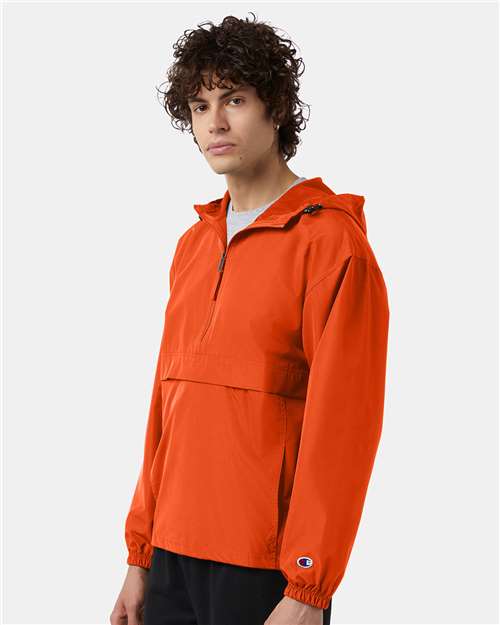 Champion Unisex Packable Anorak Jacket - CO200 Orange