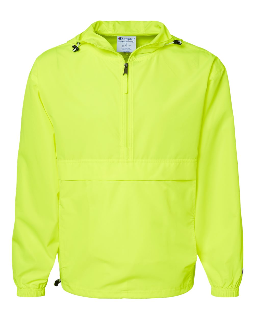 Champion Unisex Packable Anorak Jacket - CO200 Safety Green
