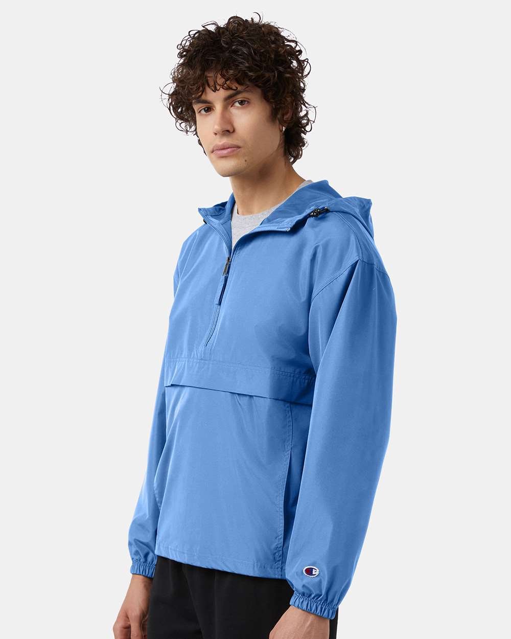 Champion Unisex Packable Anorak Jacket - CO200 Light Blue