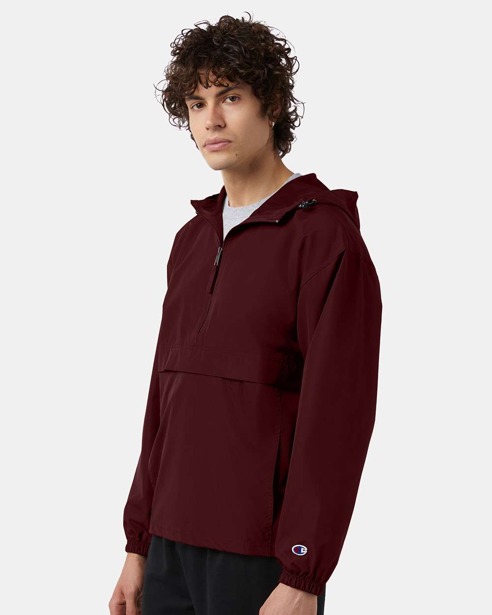 Champion Unisex Packable Anorak Jacket - CO200 Maroon