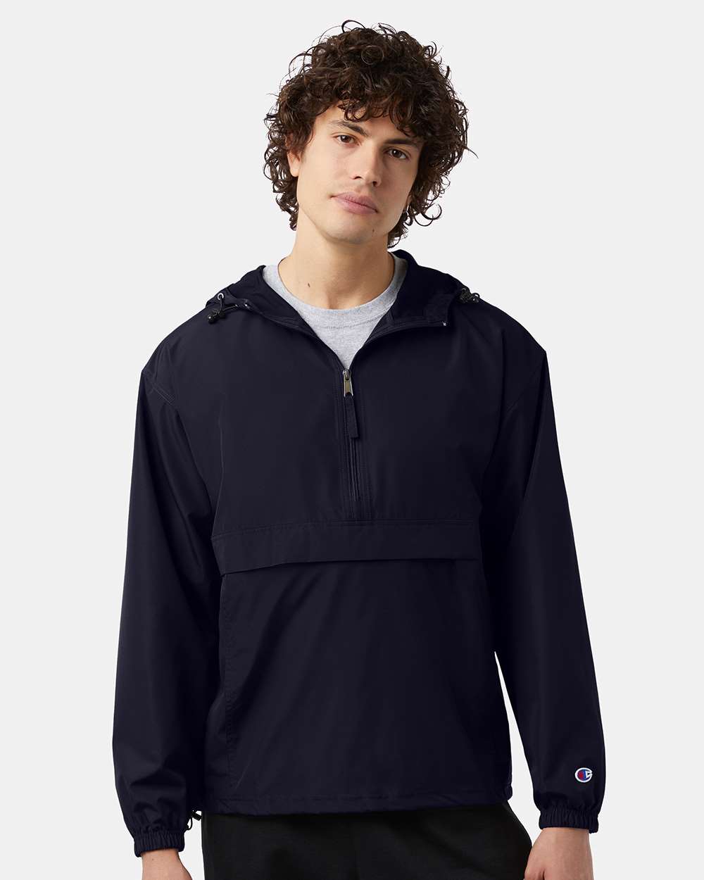 Champion Unisex Packable Anorak Jacket - CO200 Navy