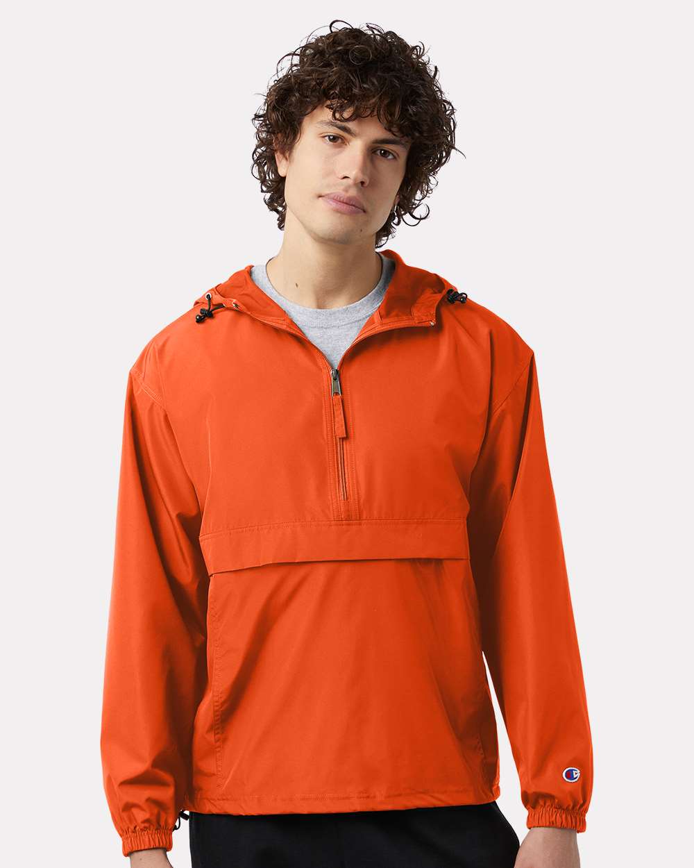 Champion Unisex Packable Anorak Jacket - CO200 Orange