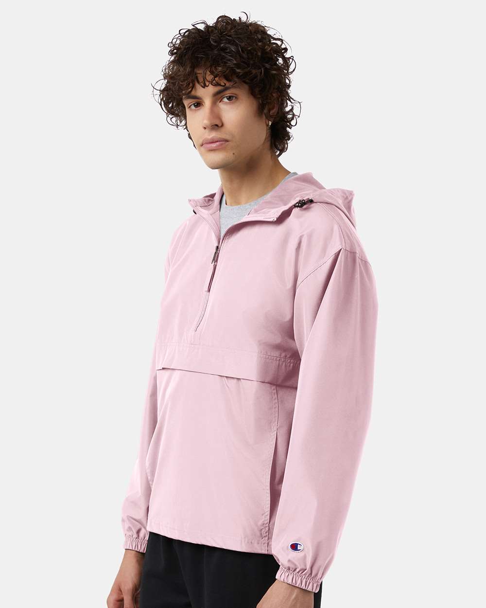 Champion Unisex Packable Anorak Jacket - CO200 Pink Candy