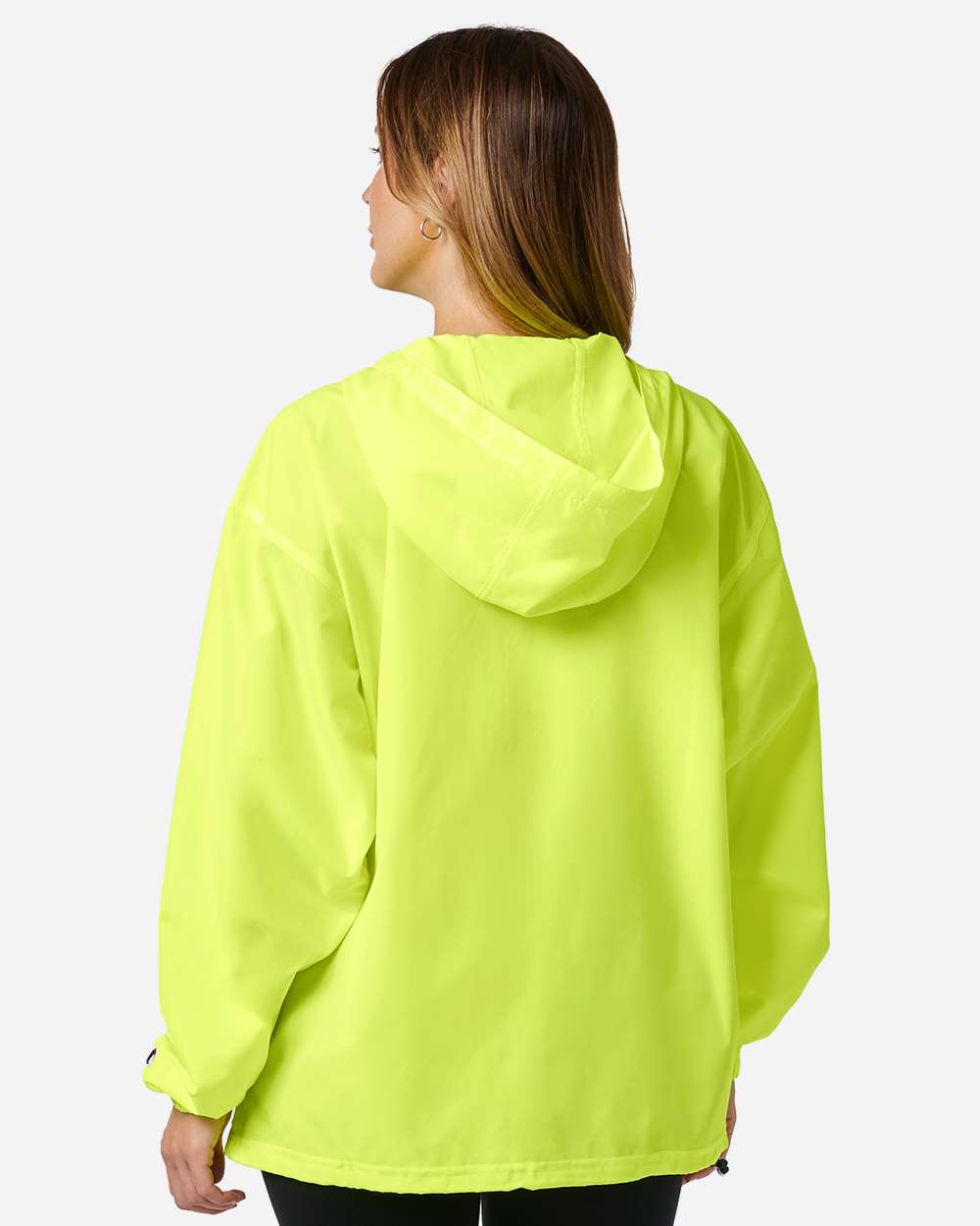 Champion Unisex Packable Anorak Jacket - CO200 Safety Green