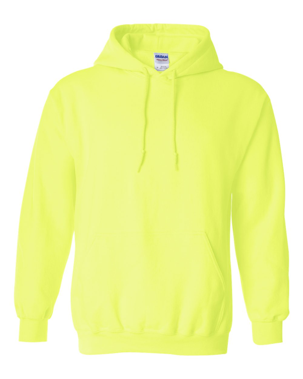 Gildan Unisex Heavy Blend™ Hooded Sweatshirt - 18500 Safety Green