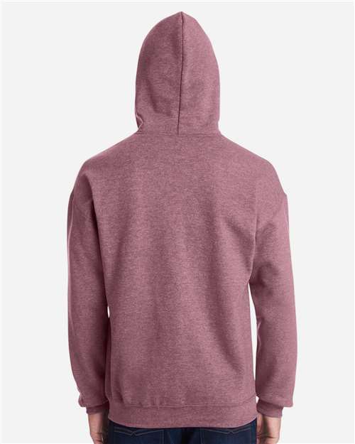 Gildan Unisex Heavy Blend™ Hooded Sweatshirt - 18500 Heather Dark Maroon