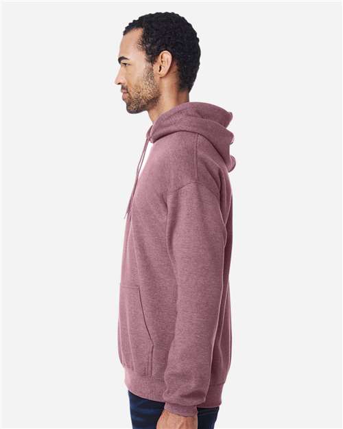 Gildan Unisex Heavy Blend™ Hooded Sweatshirt - 18500 Heather Dark Maroon