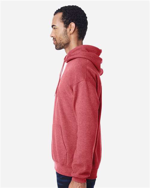 Gildan Unisex Heavy Blend™ Hooded Sweatshirt - 18500 Heather Scarlet Red
