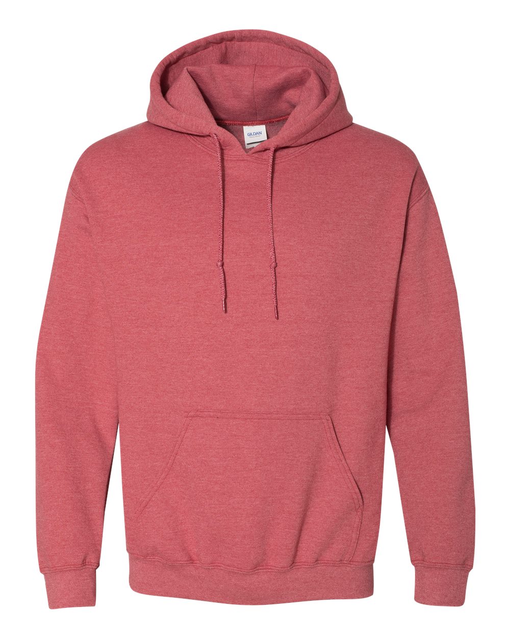 Gildan Unisex Heavy Blend™ Hooded Sweatshirt - 18500 Heather Scarlet Red
