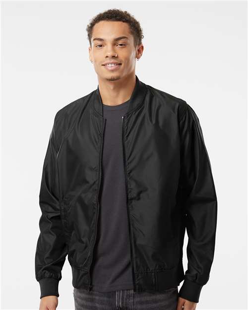 Independent Trading Co. Unisex Lightweight Bomber Jacket - EXP52BMR Black