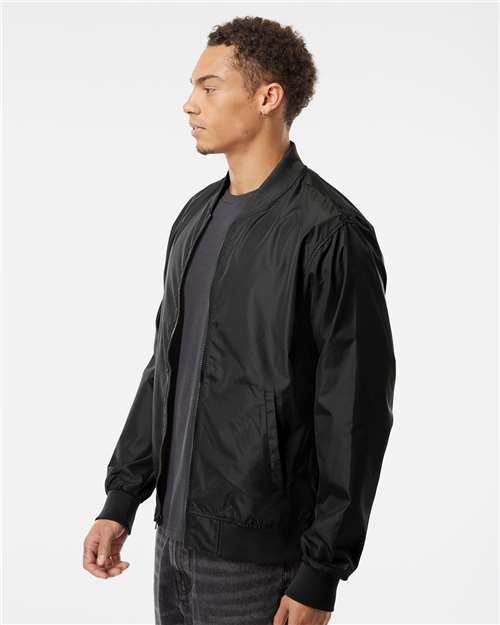 Independent Trading Co. Unisex Lightweight Bomber Jacket - EXP52BMR Black