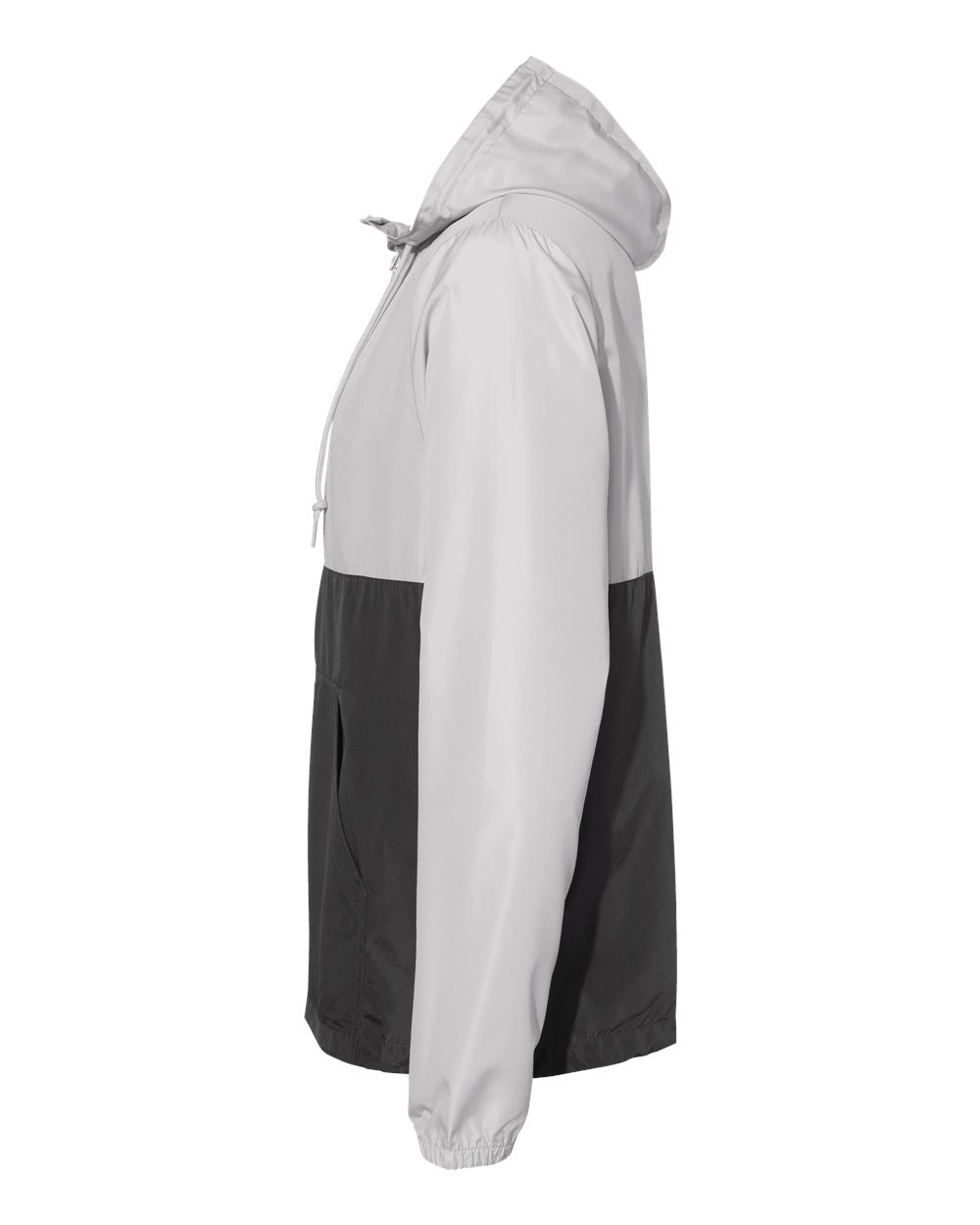 Independent Trading Co. Unisex Lightweight Quarter-Zip Windbreaker Pullover Jacket - EXP54LWP Smoke- Graphite