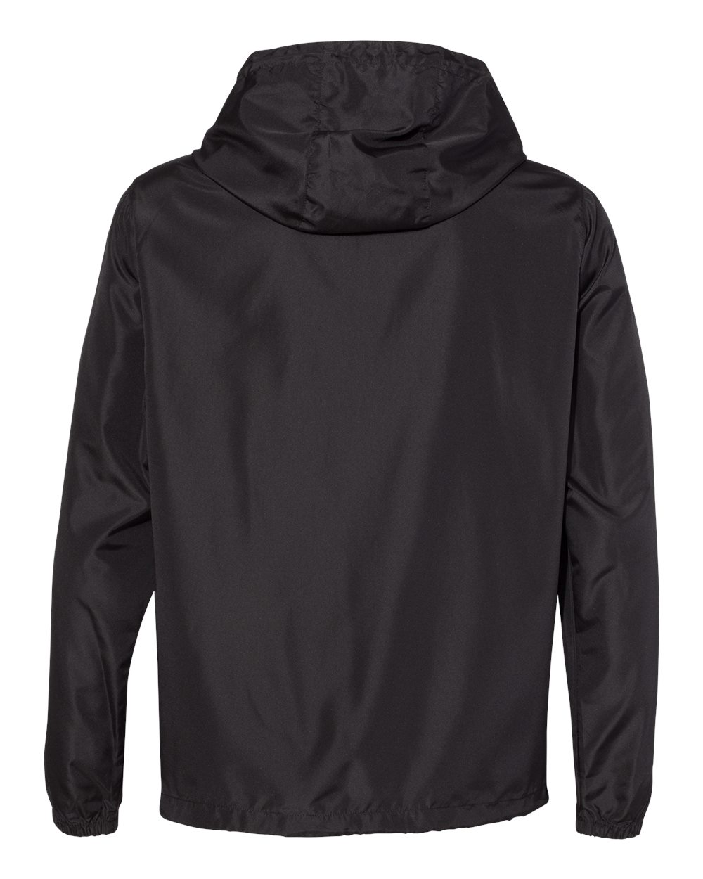 Independent Trading Co. Unisex Lightweight Quarter-Zip Windbreaker Pullover Jacket - EXP54LWP Black