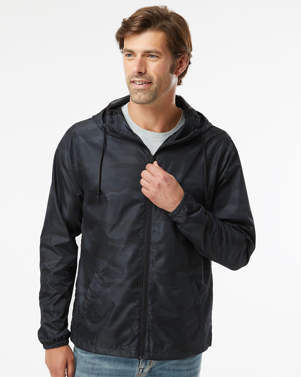 Independent Trading Co. Men's Lightweight Windbreaker Full-Zip Jacket - EXP54LWZ