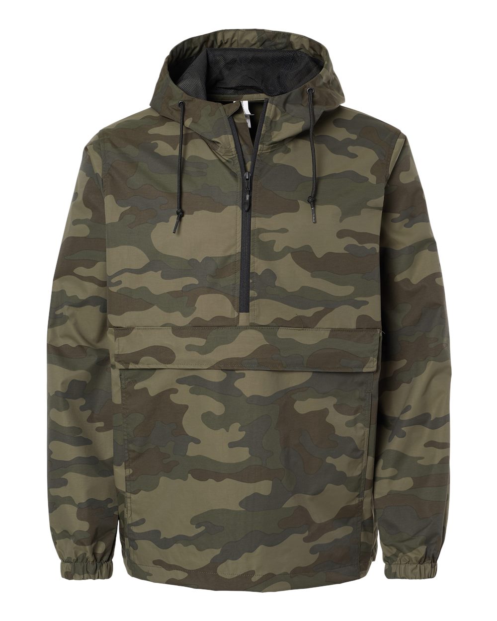 Independent Trading Co. Men's Nylon Anorak - EXP94NAW Forest Camo