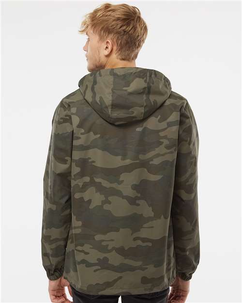 Independent Trading Co. Men's Nylon Anorak - EXP94NAW Forest Camo