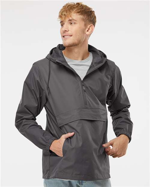 Independent Trading Co. Men's Nylon Anorak - EXP94NAW Graphite