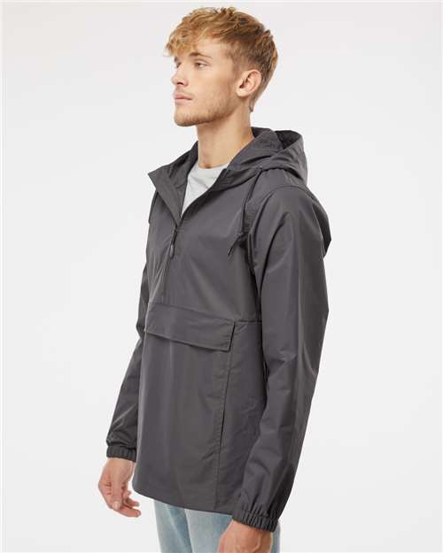 Independent Trading Co. Men's Nylon Anorak - EXP94NAW Graphite