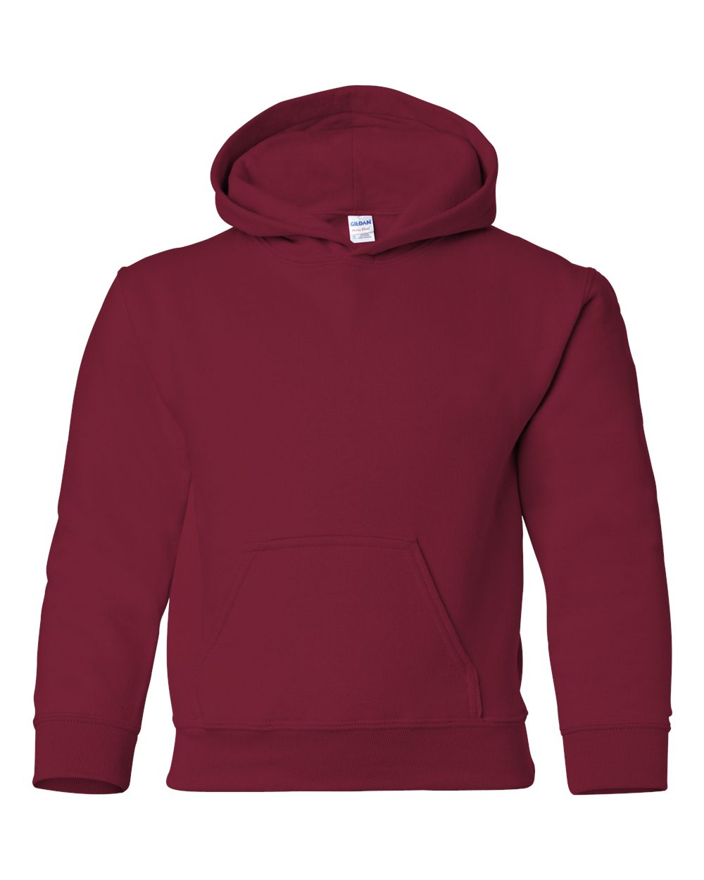 Gildan Youth Heavy Blend™ Hooded Sweatshirt - 18500B Cardinal Red