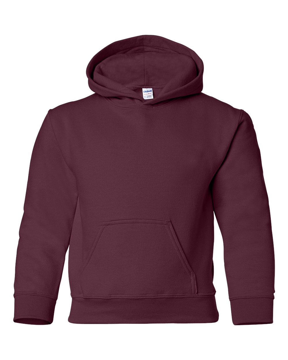 Gildan Youth Heavy Blend™ Hooded Sweatshirt - 18500B Maroon