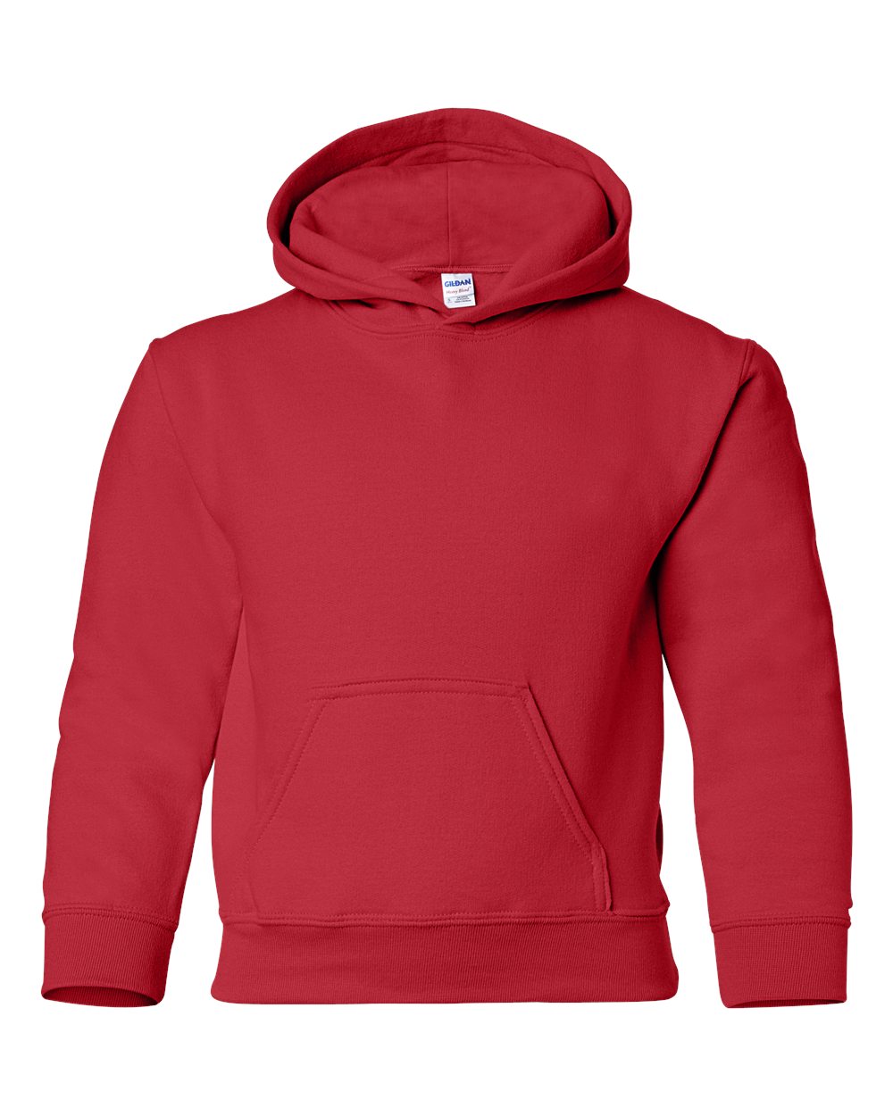 Gildan Youth Heavy Blend™ Hooded Sweatshirt - 18500B Red