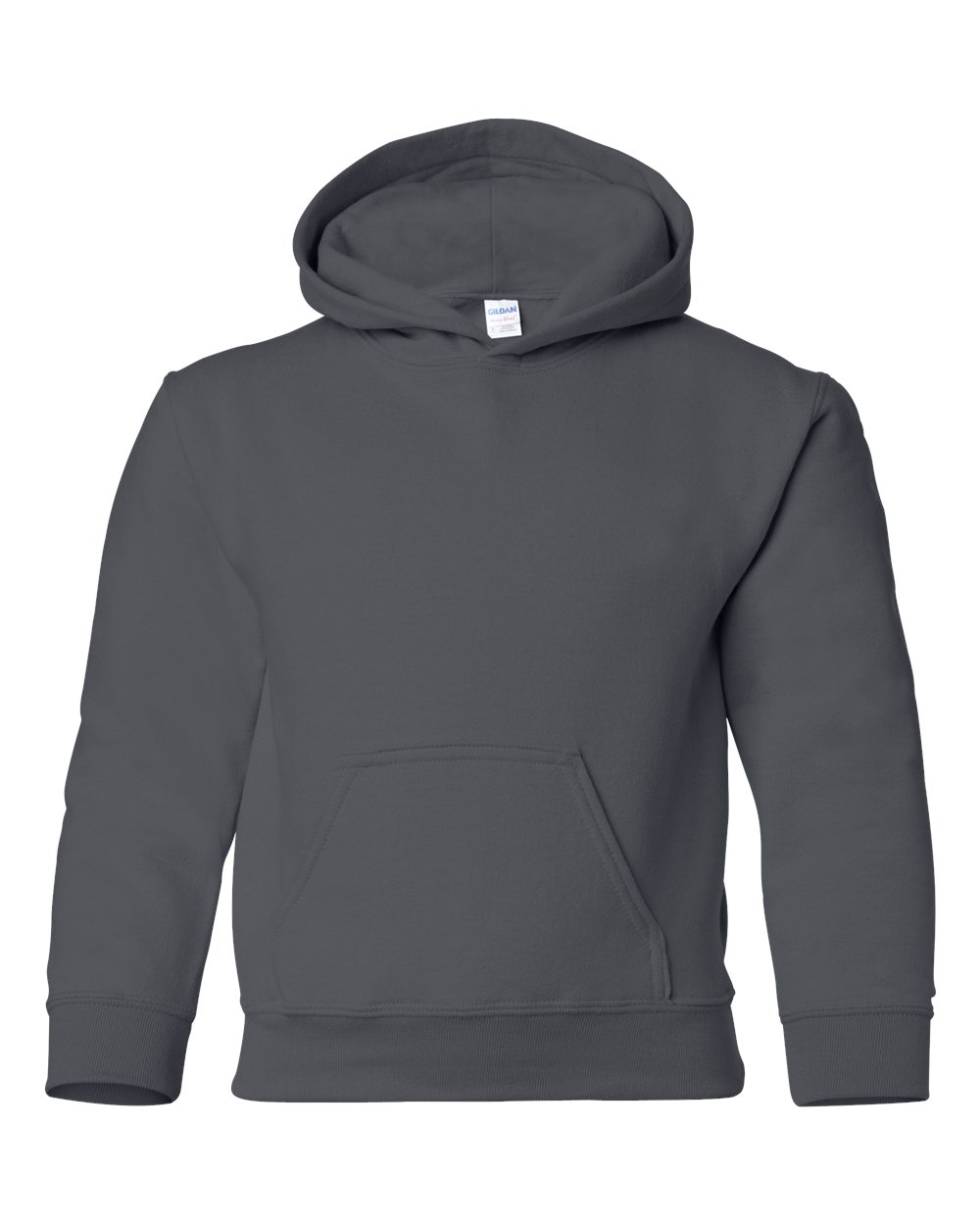 Gildan Youth Heavy Blend™ Hooded Sweatshirt - 18500B Charcoal