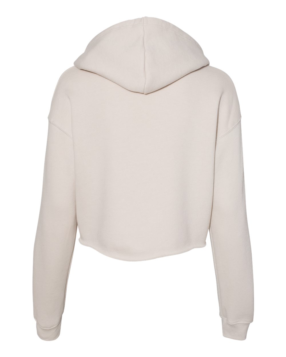 BELLA + CANVAS Women's Crop Hoodie Sweatshirt - 7502 Heather Dust