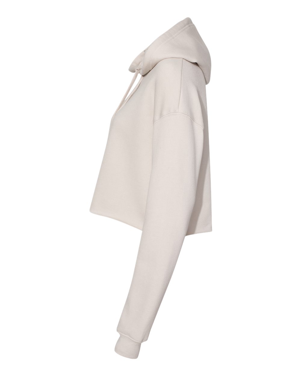 BELLA + CANVAS Women's Crop Hoodie Sweatshirt - 7502 Heather Dust