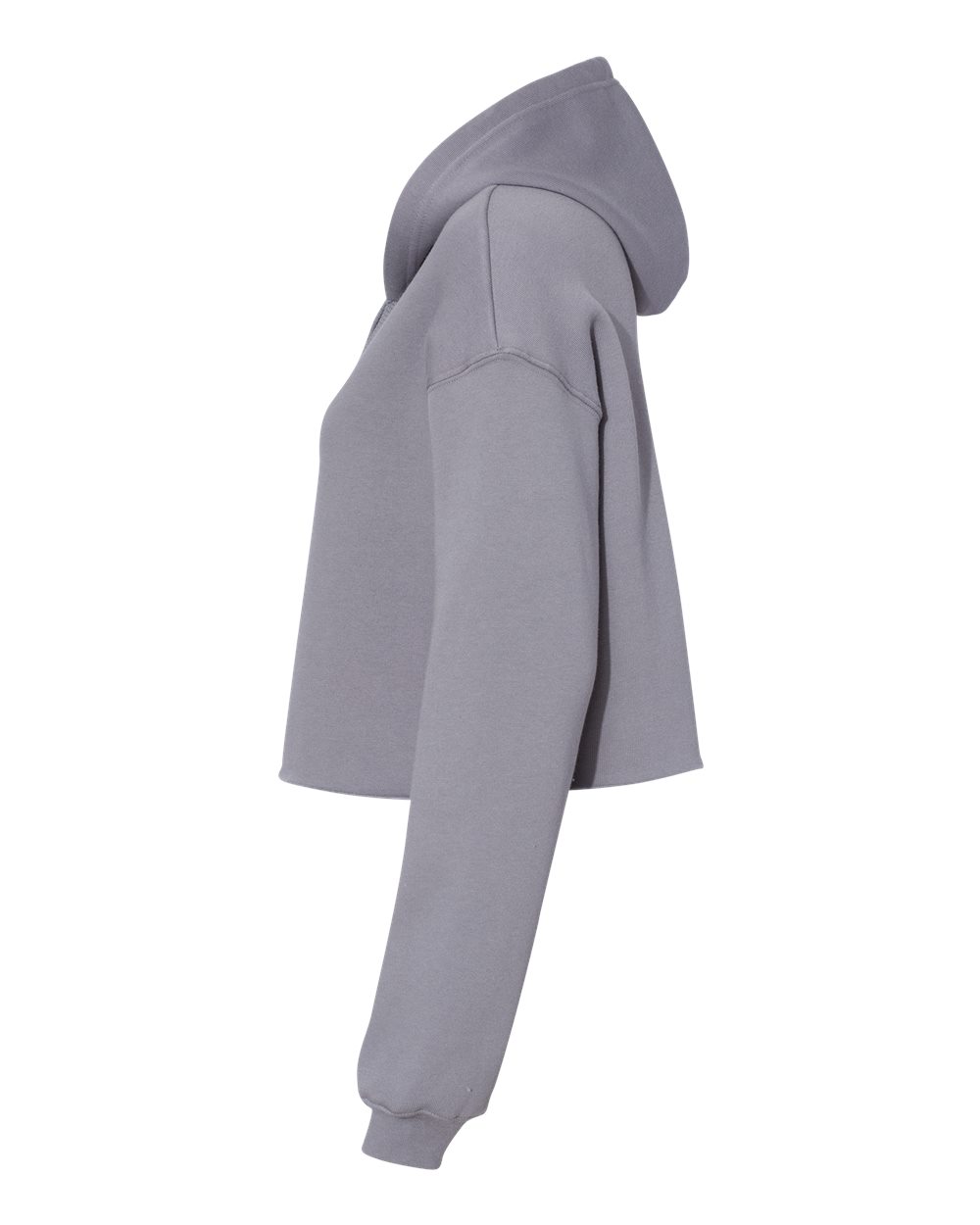 BELLA + CANVAS Women's Crop Hoodie Sweatshirt - 7502 Storm