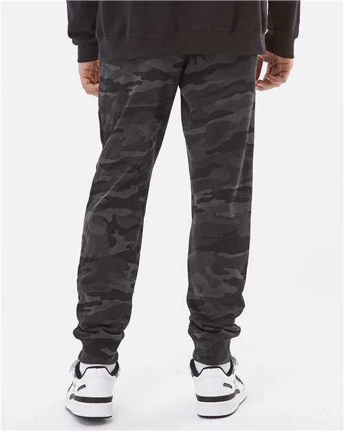 Independent Trading Co. Men's Midweight Fleece Sweatpants - IND20PNT Black Camo