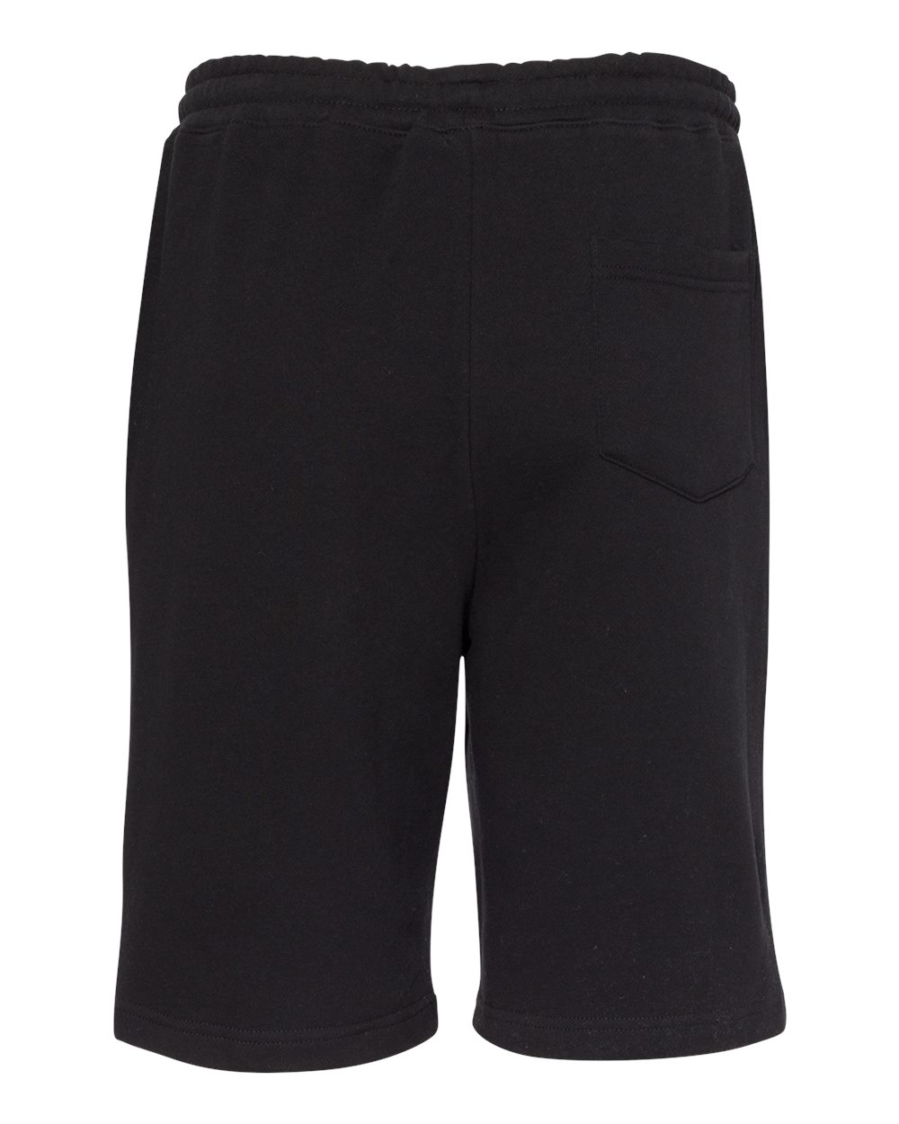Independent Trading Co. Men's Midweight Fleece Shorts - IND20SRT - IND20SET Black