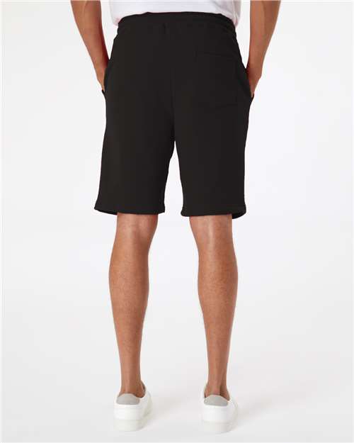 Independent Trading Co. Men's Midweight Fleece Shorts - IND20SRT - IND20SET Black