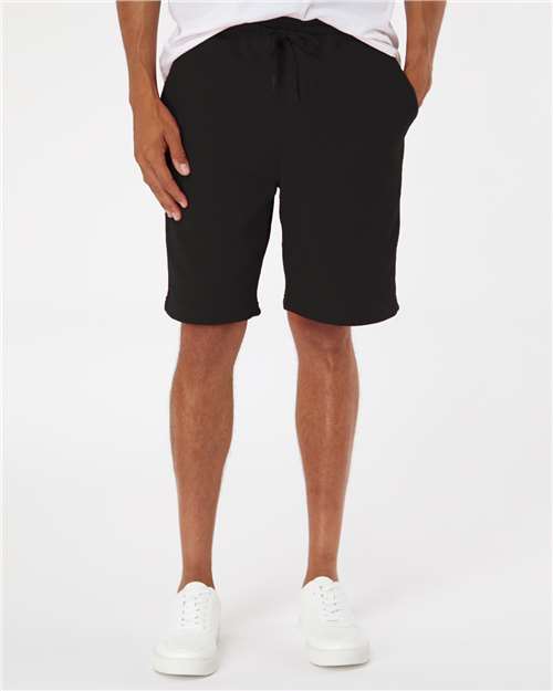 Independent Trading Co. Men's Midweight Fleece Shorts - IND20SRT - IND20SET Black