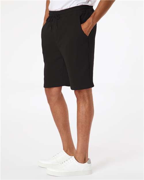 Independent Trading Co. Men's Midweight Fleece Shorts - IND20SRT - IND20SET Black