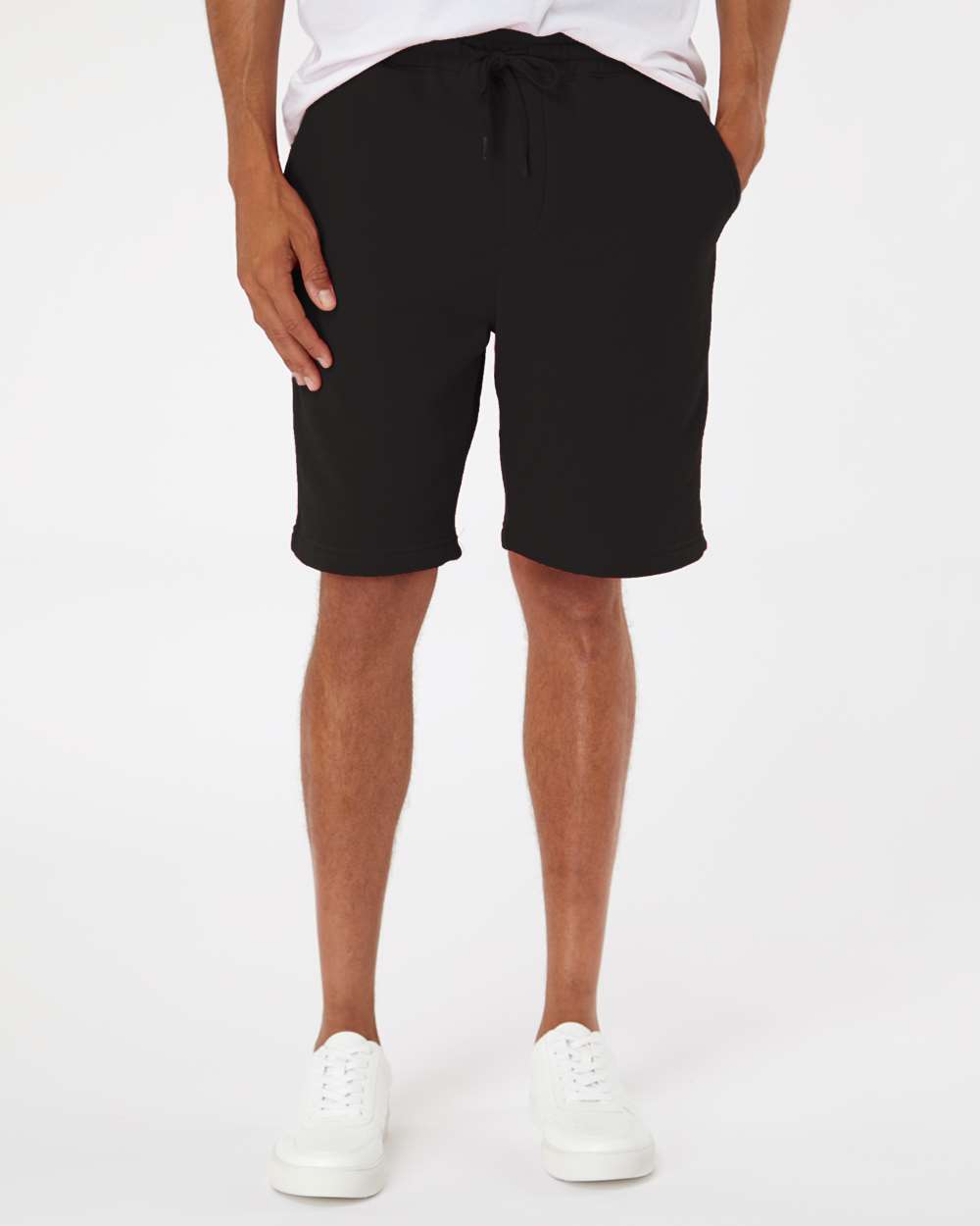 Independent Trading Co. Men's Midweight Fleece Shorts - IND20SRT - IND20SET Black