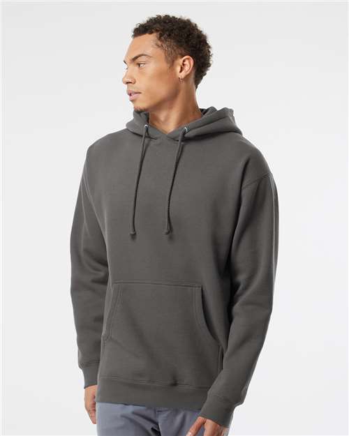 Independent Trading Co. Unisex Heavyweight Hooded Sweatshirt - IND4000 Charcoal