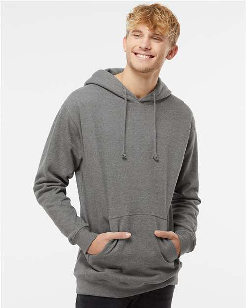 Independent Trading Co. Unisex Heavyweight Hooded Sweatshirt - IND4000 Gunmetal Heather