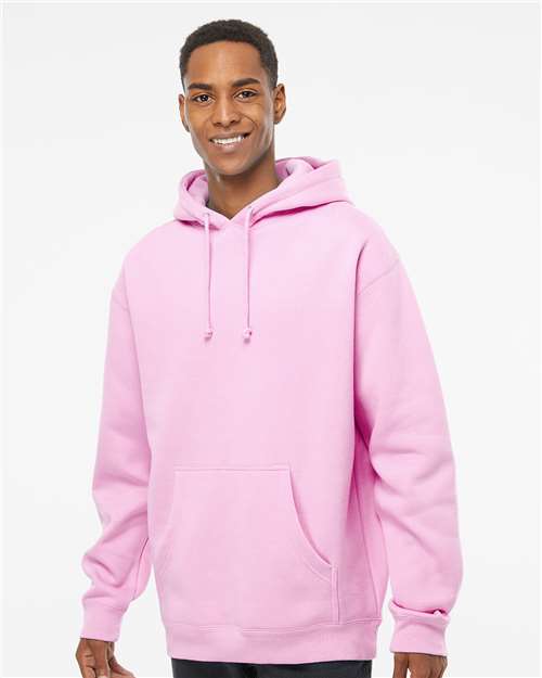 Independent Trading Co. Unisex Heavyweight Hooded Sweatshirt - IND4000 Light Pink