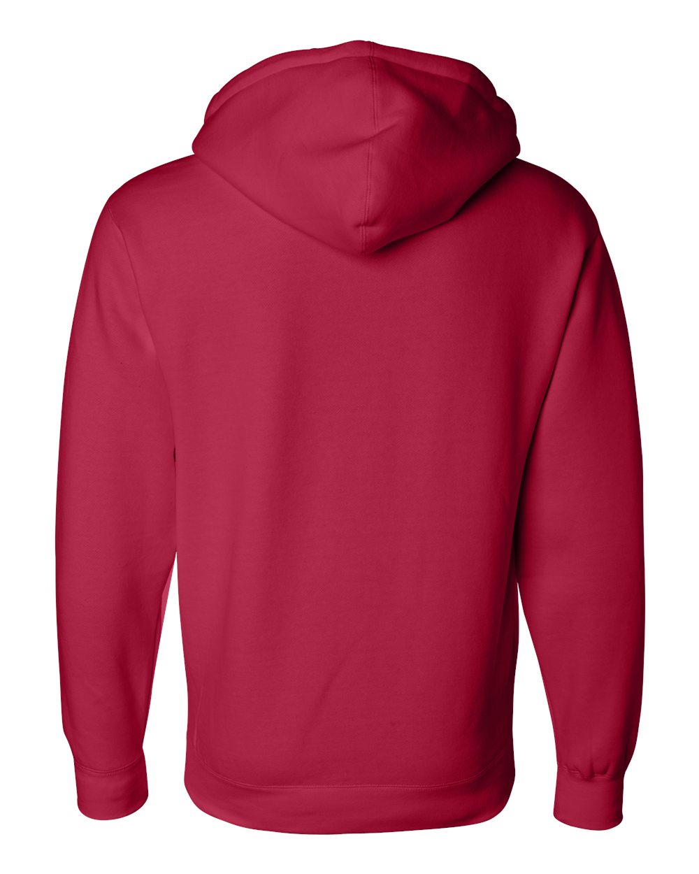 Independent Trading Co. Unisex Heavyweight Hooded Sweatshirt - IND4000 Red