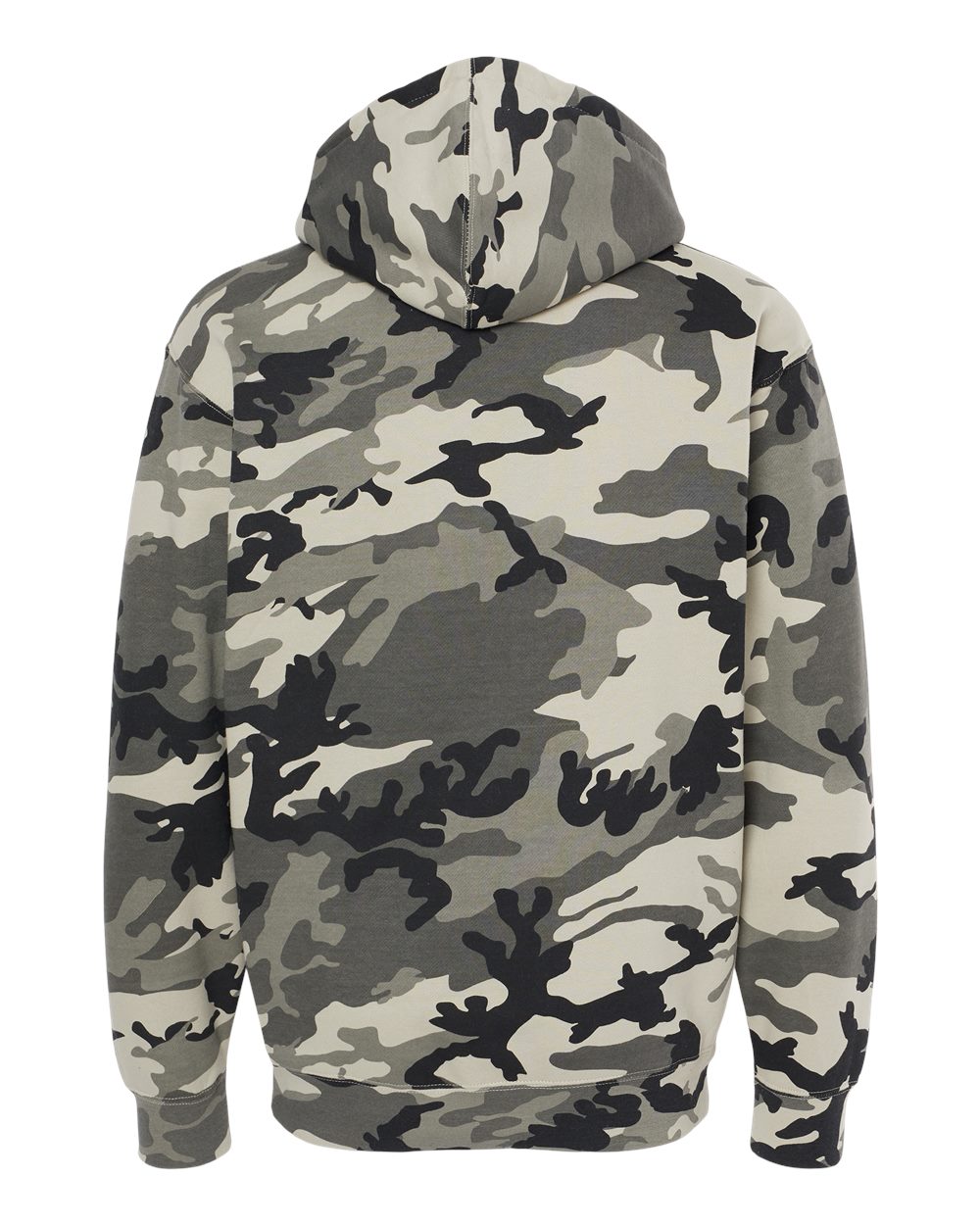 Independent Trading Co. Unisex Heavyweight Hooded Sweatshirt - IND4000 Snow Camo