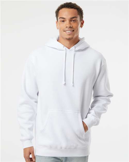 Independent Trading Co. Unisex Heavyweight Hooded Sweatshirt - IND4000 White